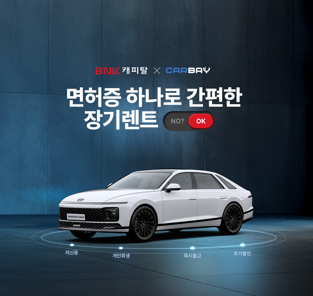 면허증 하나면 끝! BNK 간편심사